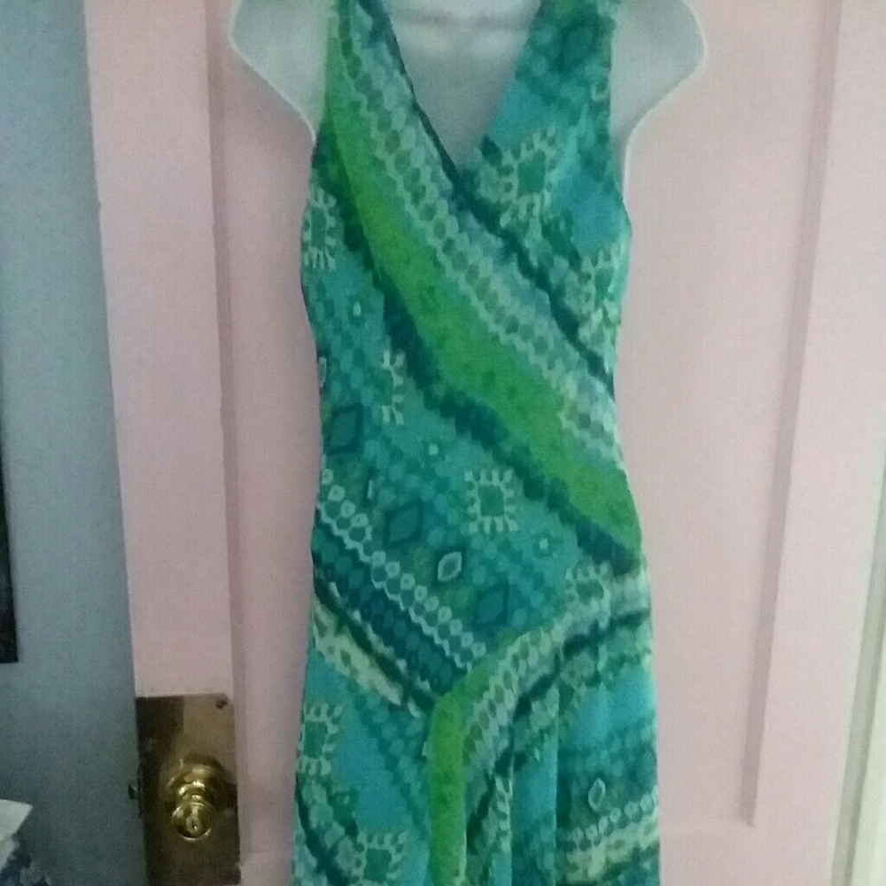 Turquoise dress